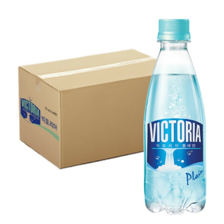 [박스]빅토리아 탄산수 플레인 350ml x 20개입 