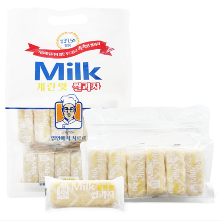 ★계란맛★밀크 클래식 쌀과자 500g (대용량)