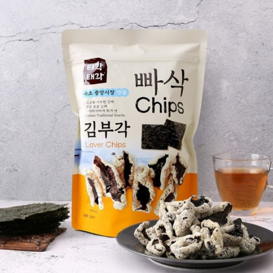 하루칩스 빠삭칩스 김부각 100g