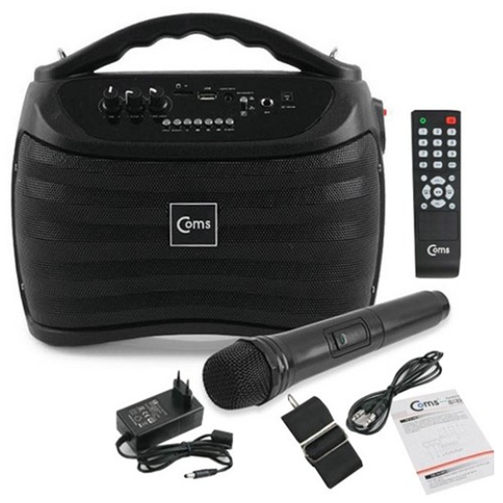 COMS 컴스 블루투스 무선마이크 스피커