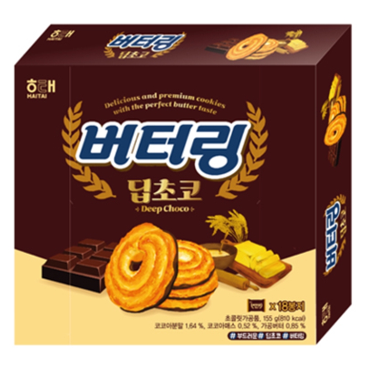 4800 해태 버터링 딥초코 155g 