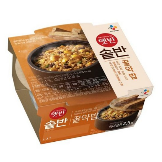 CJ 햇반 솥반 꿀약밥 210g x 2개