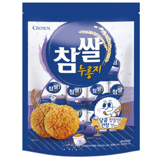 크라운 참쌀 누룽지 216g