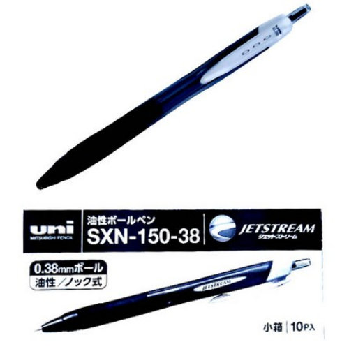 uni 유니 제트스트림 볼펜 검정 0.38mm 10자루
