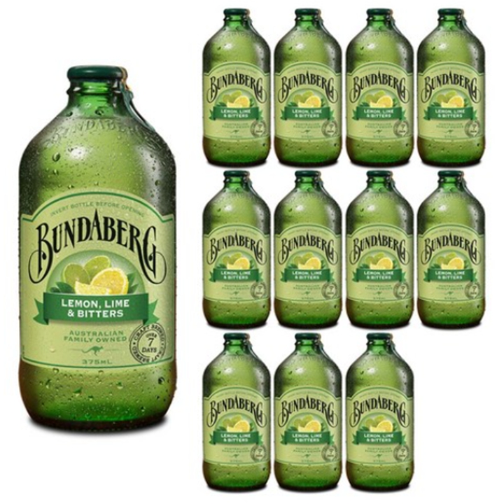 분다버그 레몬라임 앤 비터스 탄산음료 375ml x 12병