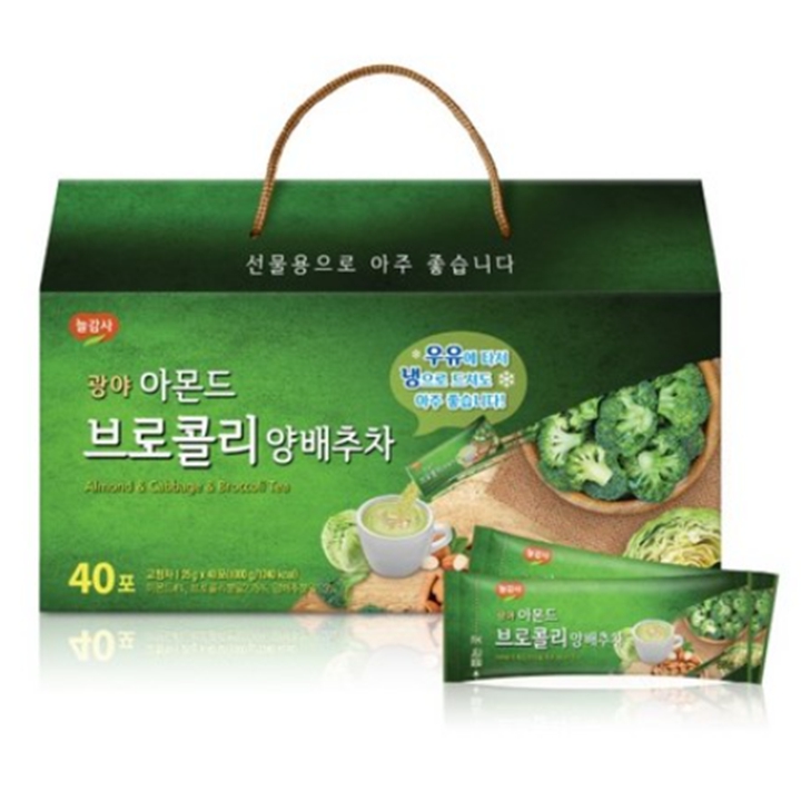 광야 아몬드 브로콜리 양배추차 40포