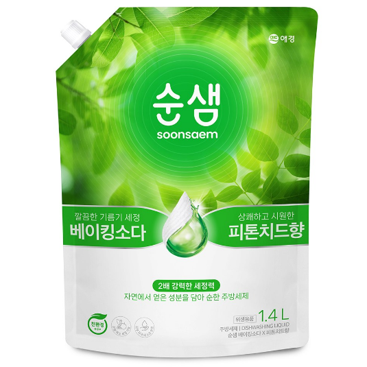 순샘 베이킹소다 피톤치드 주방세제 1.4L (리필)