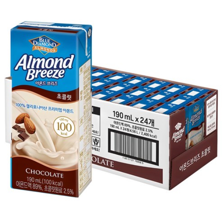 매일 아몬드브리즈 초콜릿 190ml x 24팩