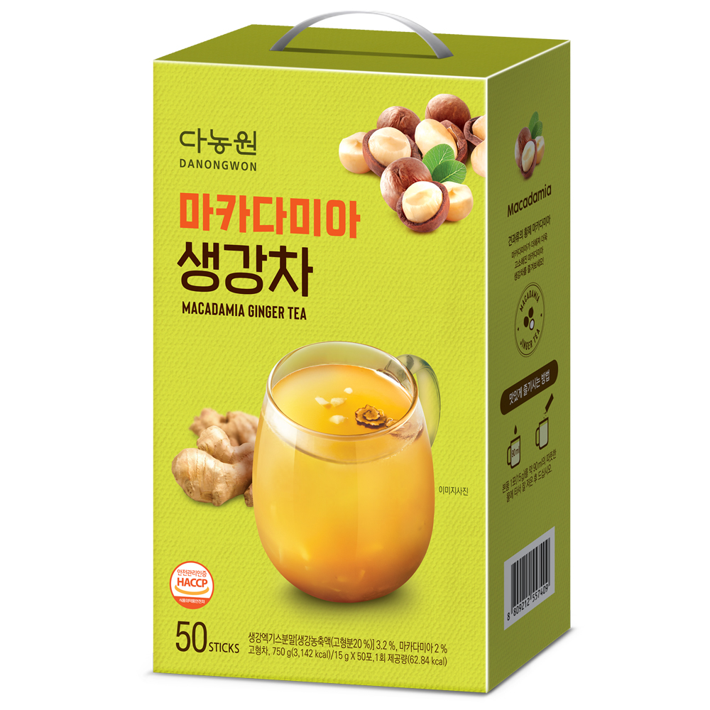 (대용량)다농원 마카다미아 생강차 50T 