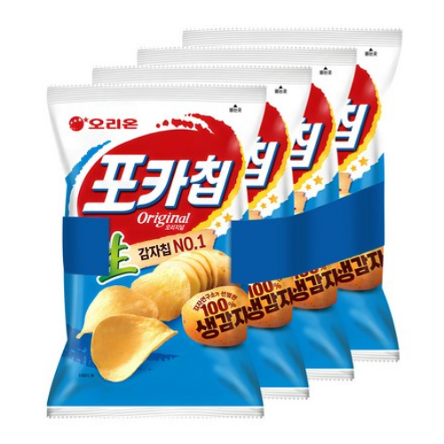 오리온 포카칩 오리지널 4번들 152g