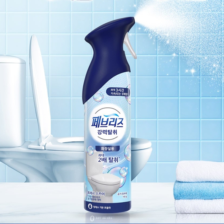 페브리즈 에어 강력탈취제 화장실용 프레시 스카이 165g 