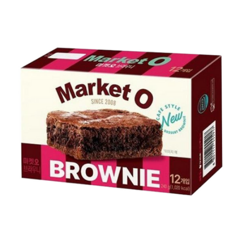 오리온 마켓오 리얼 브라우니 12입, 240g