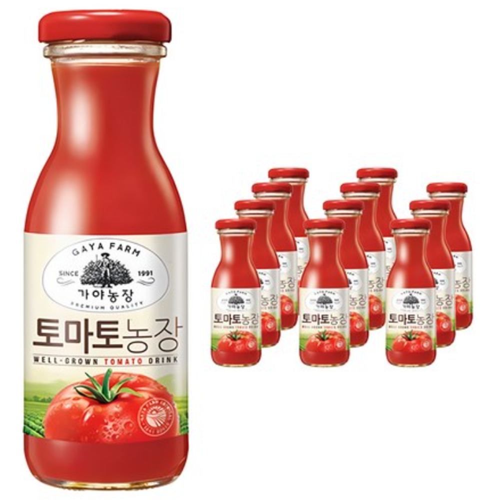 가야농장 토마토 농장 음료 180ml x 12병