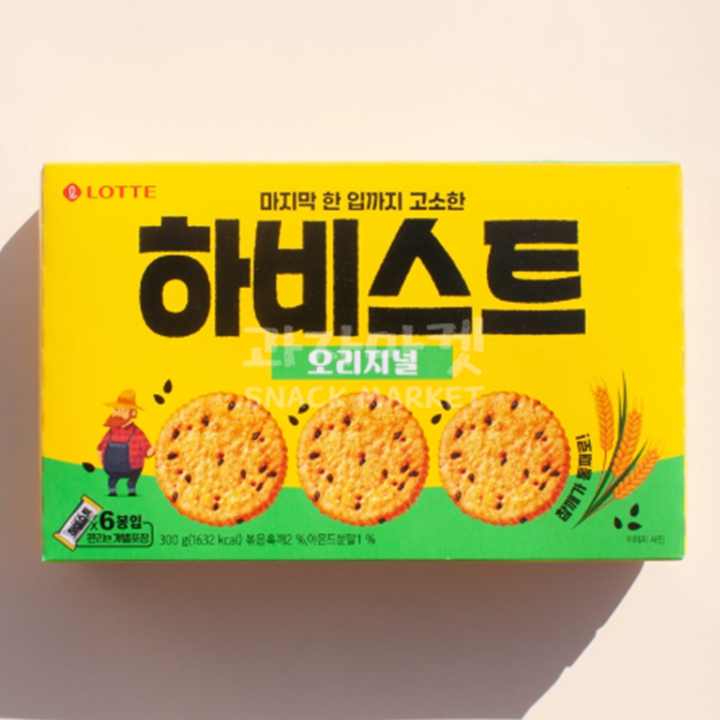 5000 롯데 하비스트 오리지널 300g