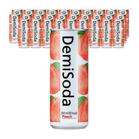 [박스] 동아오츠카 데미소다 복숭아 250ml x 30캔