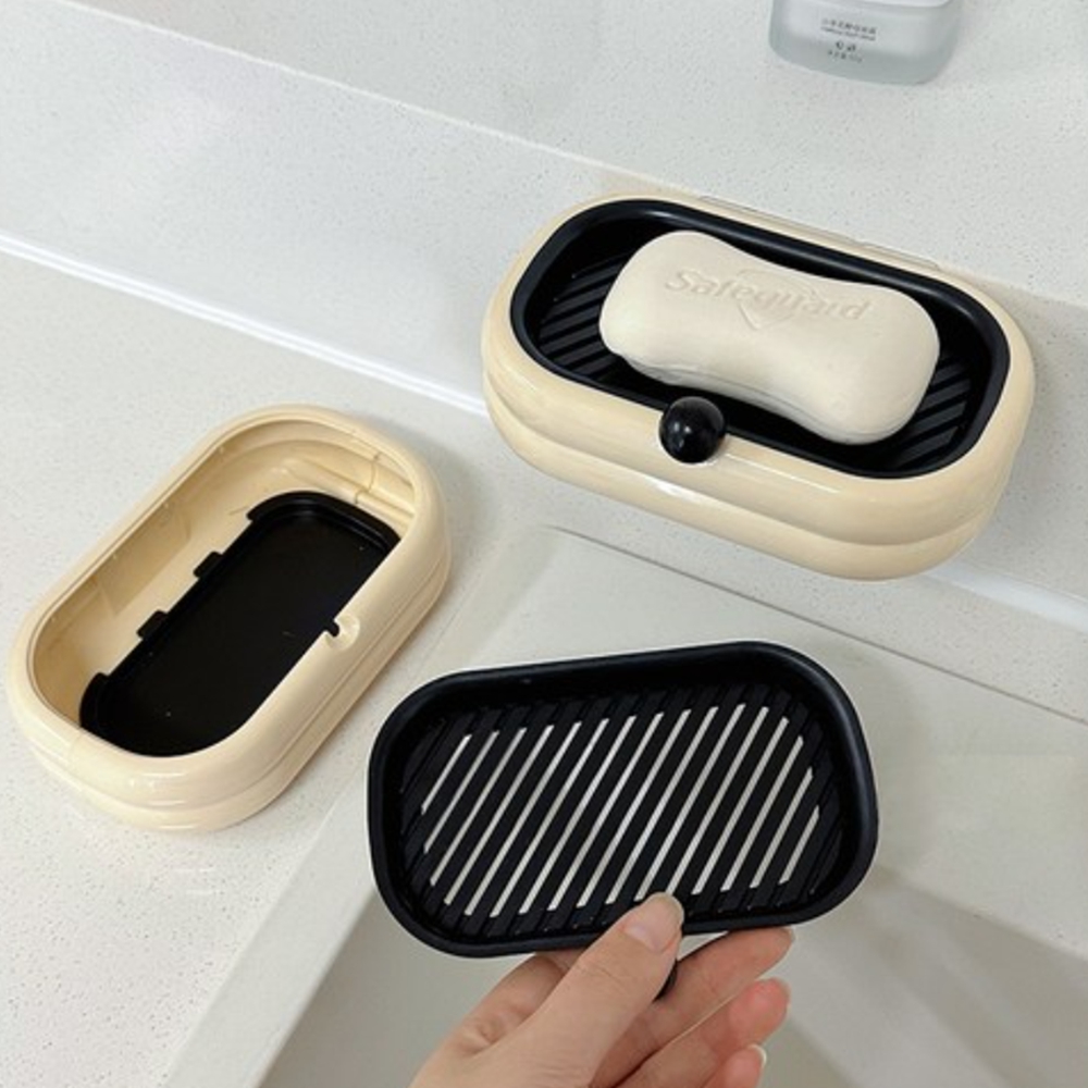 라운드 이중 물빠짐 비누케이스 1개