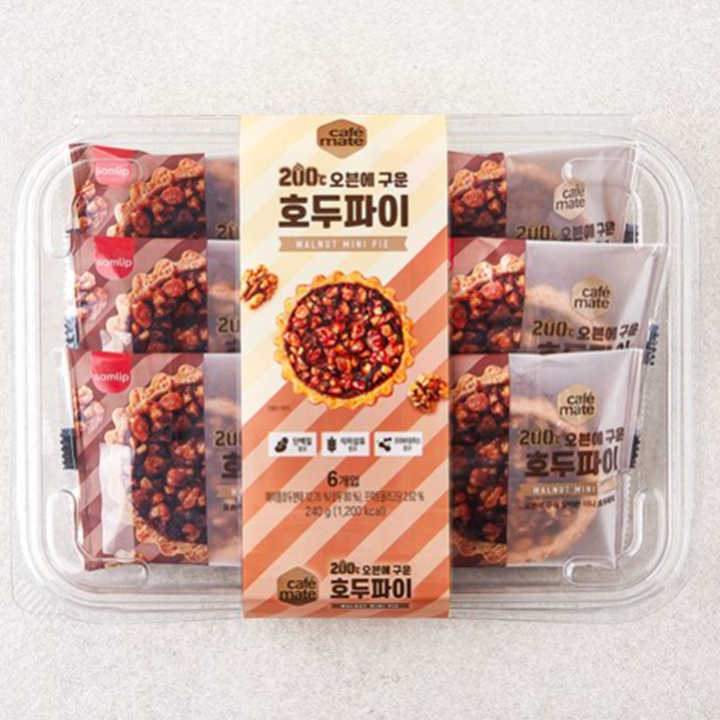 삼립 오븐에 구운 호두파이 6개입