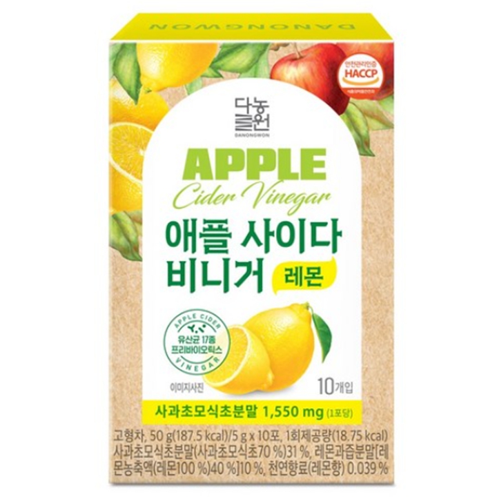 다농원 애플사이다비니거 레몬 10T