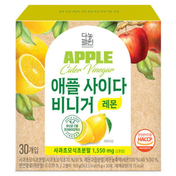 다농원 애플사이다비니거 레몬 30T (대용량)