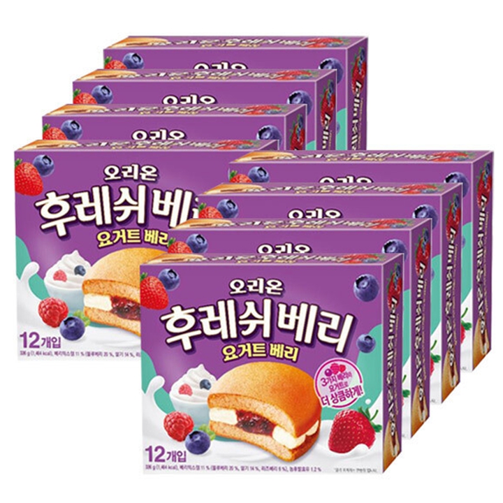 [박스] 오리온 후레쉬베리 요거트베리 12개입 x 8개