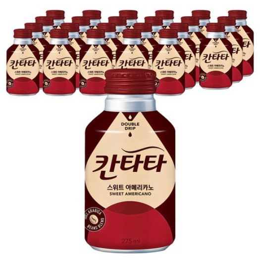 [박스] 칸타타 스위트 아메리카노 275ml x 24캔