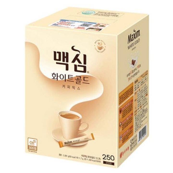 ★맥심 화이트골드 커피믹스 11.7g x 250T
