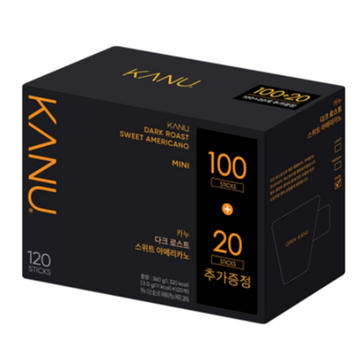 카누 미니 다크로스트 스위트 아메리카노 100T+20T(추가증정)