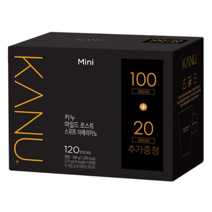 카누 미니 마일드 로스트 스위트 아메리카노 100T+20T(추가증정)