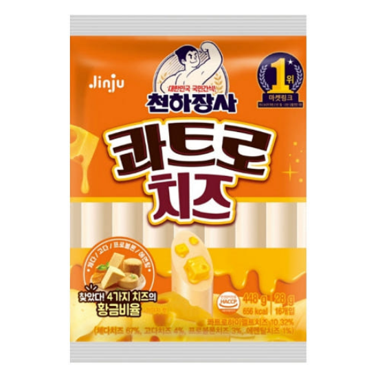 진주햄 천하장사 콰트로치즈 소시지 448g