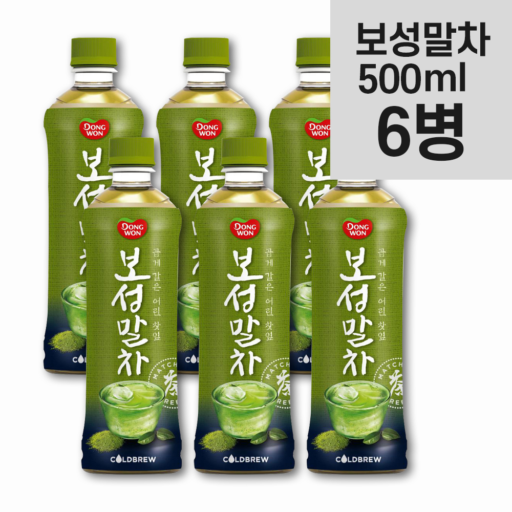 동원 보성 말차 500ml x 6개
