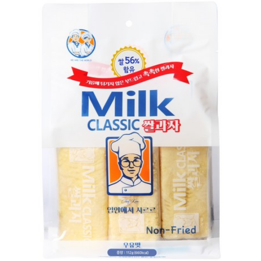 ★밀크 클래식 쌀과자 112g