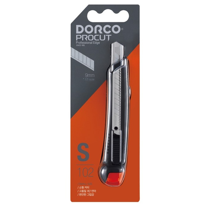 [커터칼-소형] 도루코 사무용 커터칼 소형 S102