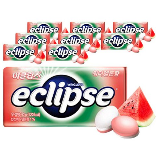이클립스 캔디 워터멜론향 무설탕 30g x 8개입 