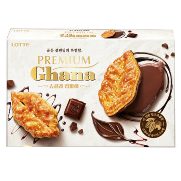 [리뉴얼] 5900 롯데 프리미엄 가나 쇼콜라 립파이 132g