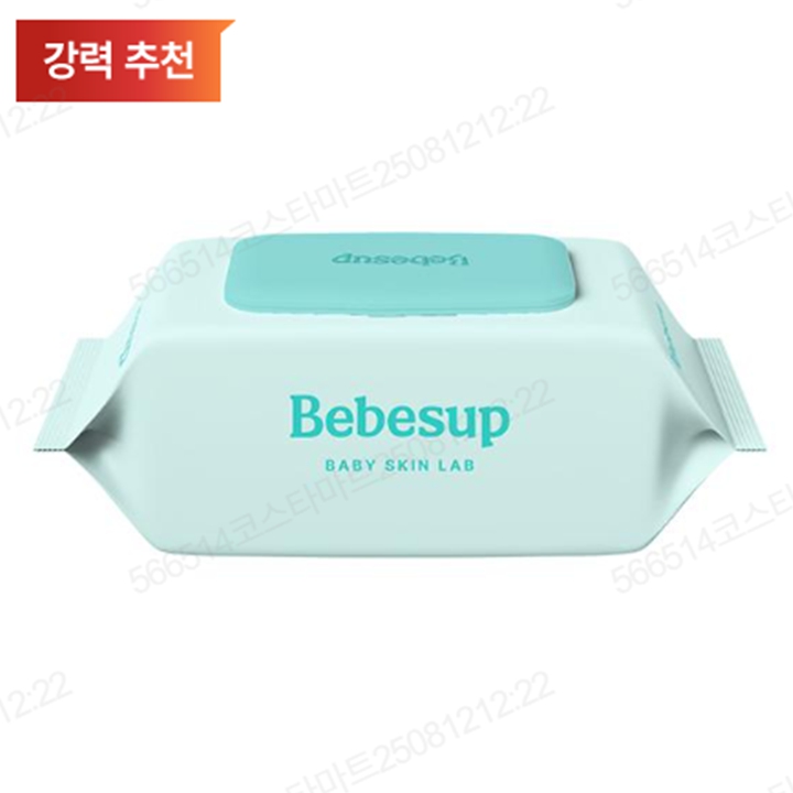 베베숲 화이트 물티슈 80매 x 10개입(캡형)