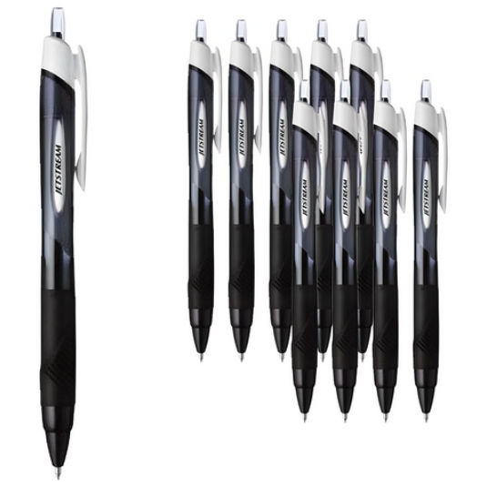 uni 유니 제트스트림 볼펜 블랙 1.0mm 10자루 