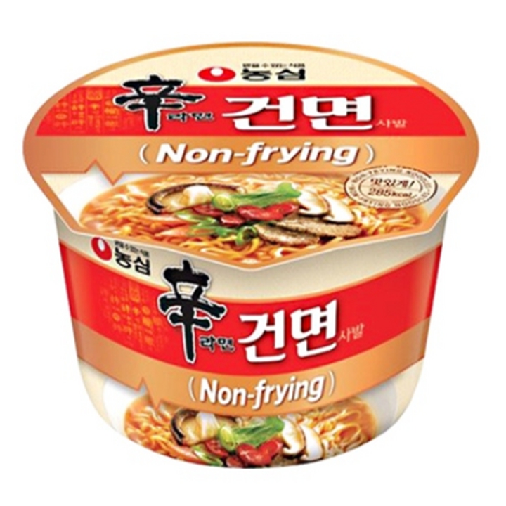 농심 신라면 (건면) 사발면 77g 