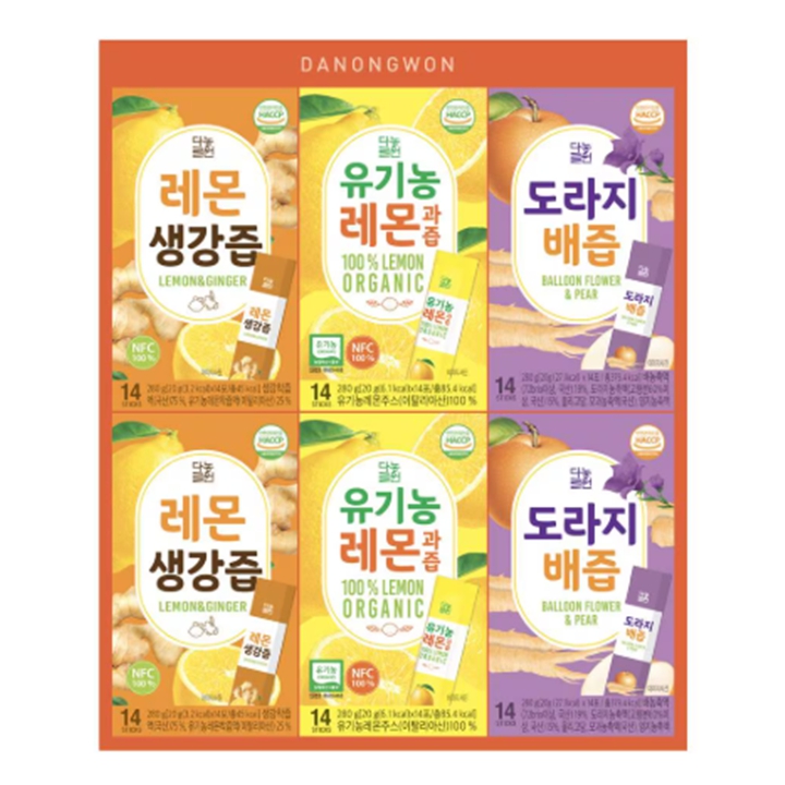 [2025년 추석] 다농원 레몬즙 혼합 선물세트 