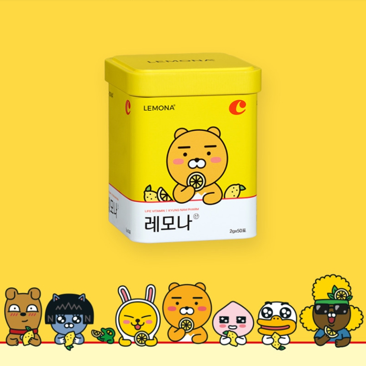 경남제약 레모나산 50포 카카오[틴케이스]