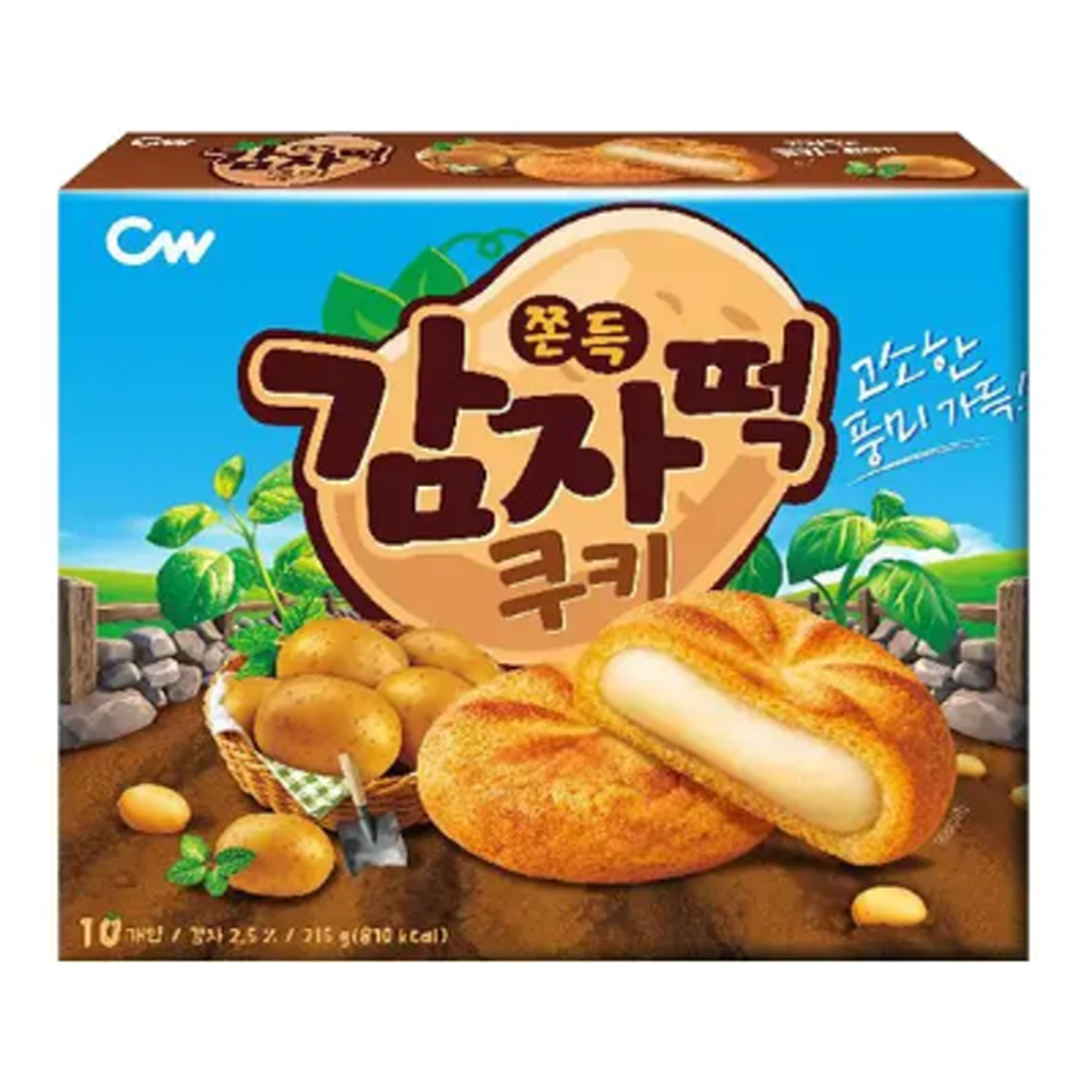 (신상품) 청우 쫀득 감자떡 쿠키 215g