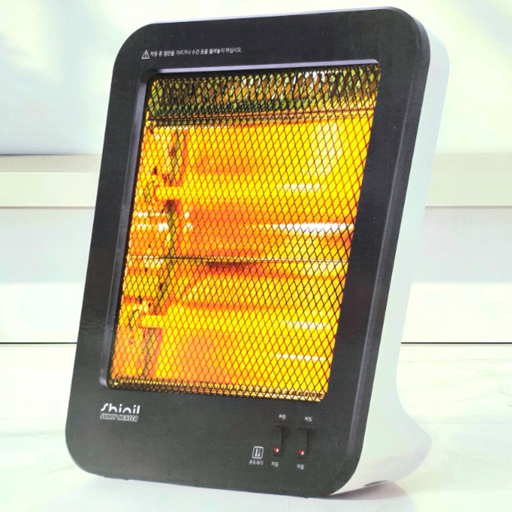 [25년 출시 신상품] 신일 2단 석영관 전기히터, 안전장치