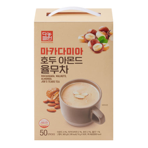 (대용량)다농원 마카다미아 호두아몬드율무차 50T