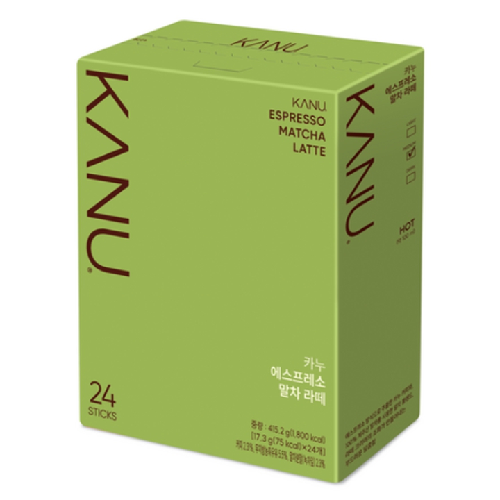 카누 LATTE 에스프레소 말차 라떼 24T