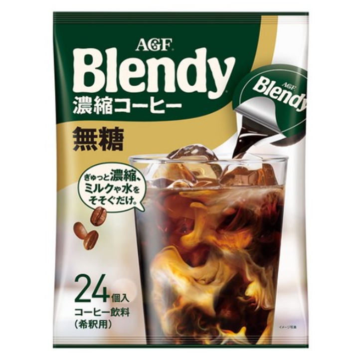 AGF Blendy 블렌디 포션커피 블랙 24개 액상커피