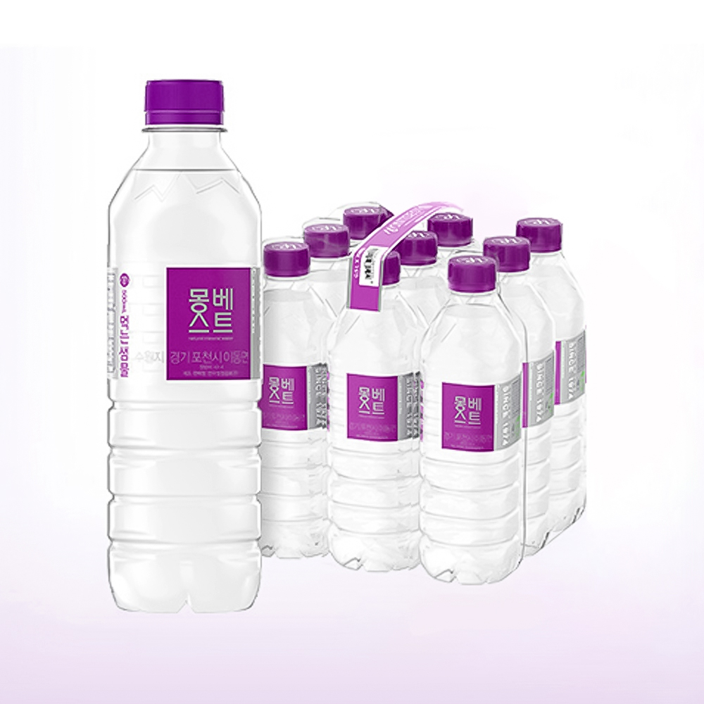 [미니팩] 몽베스트 생수 500ml x 9병