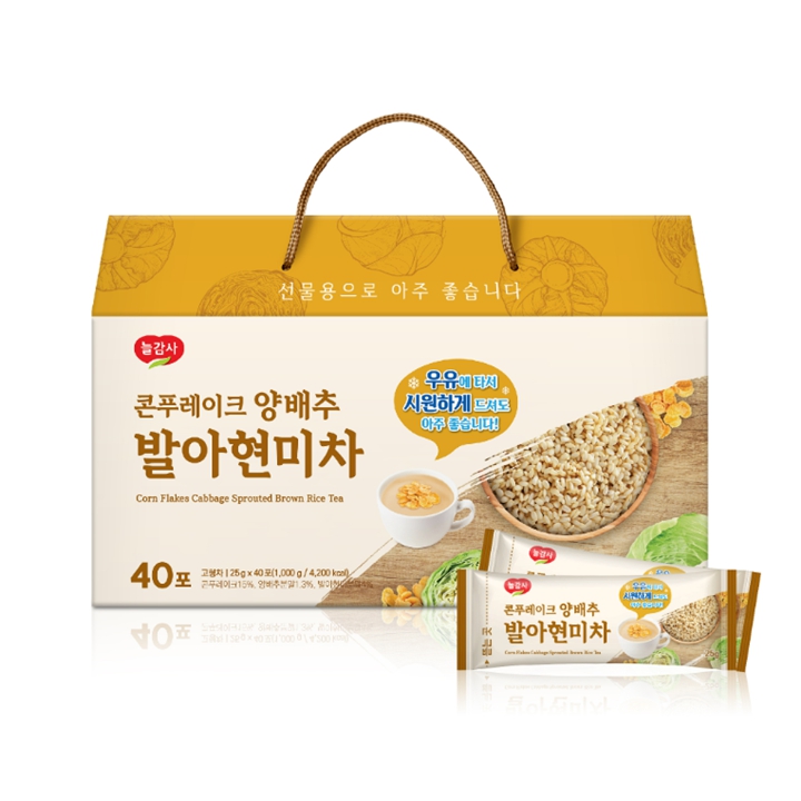 ♥광야 콘푸레이크 양배추 발아현미차 40포 