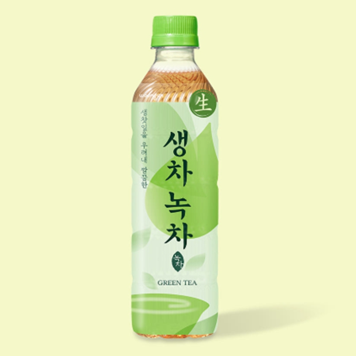 [박스] 웅진 생차 녹차 500ml x 20병