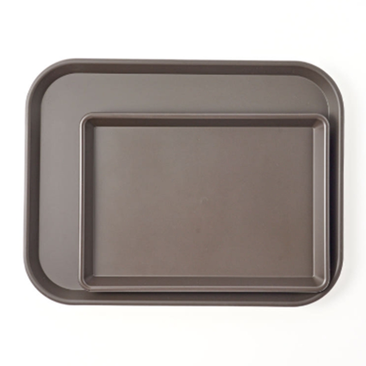 논슬립 미끄럼방지 쟁반 2종 세트, 소 + 대 2종