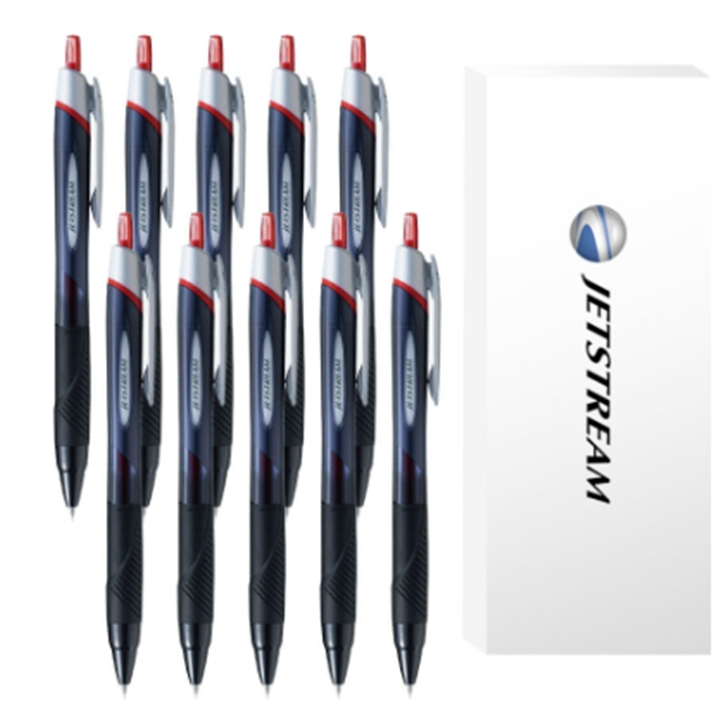 uni 유니 제트스트림 볼펜 적색 0.38mm 10자루