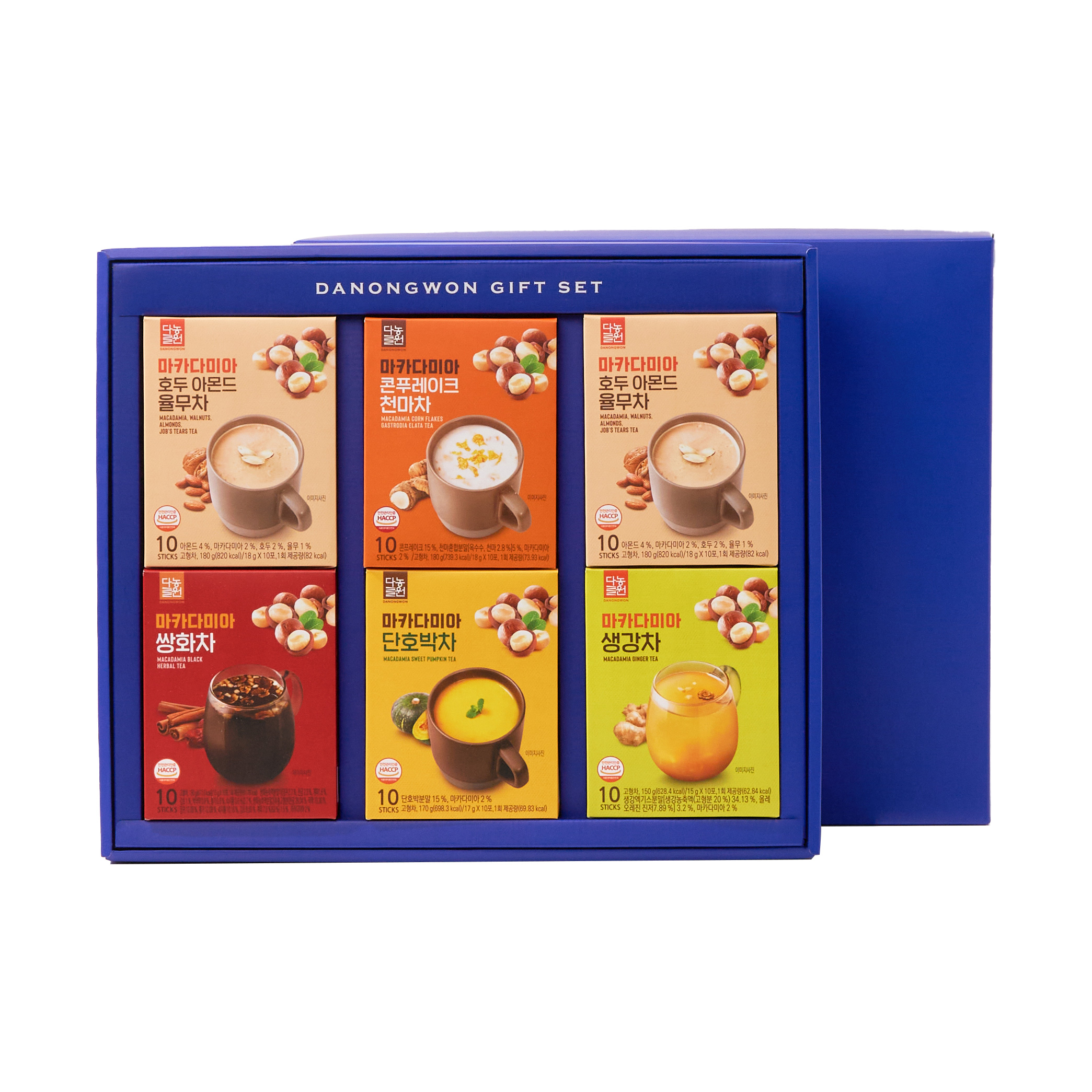다농원 마카다미아 분말차 6종 선물세트1호+쇼핑백
